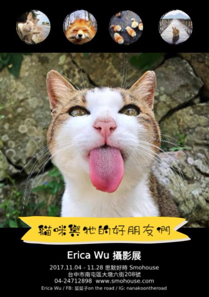 〈《貓咪與牠的好朋友們》Erica Wu攝影展〉